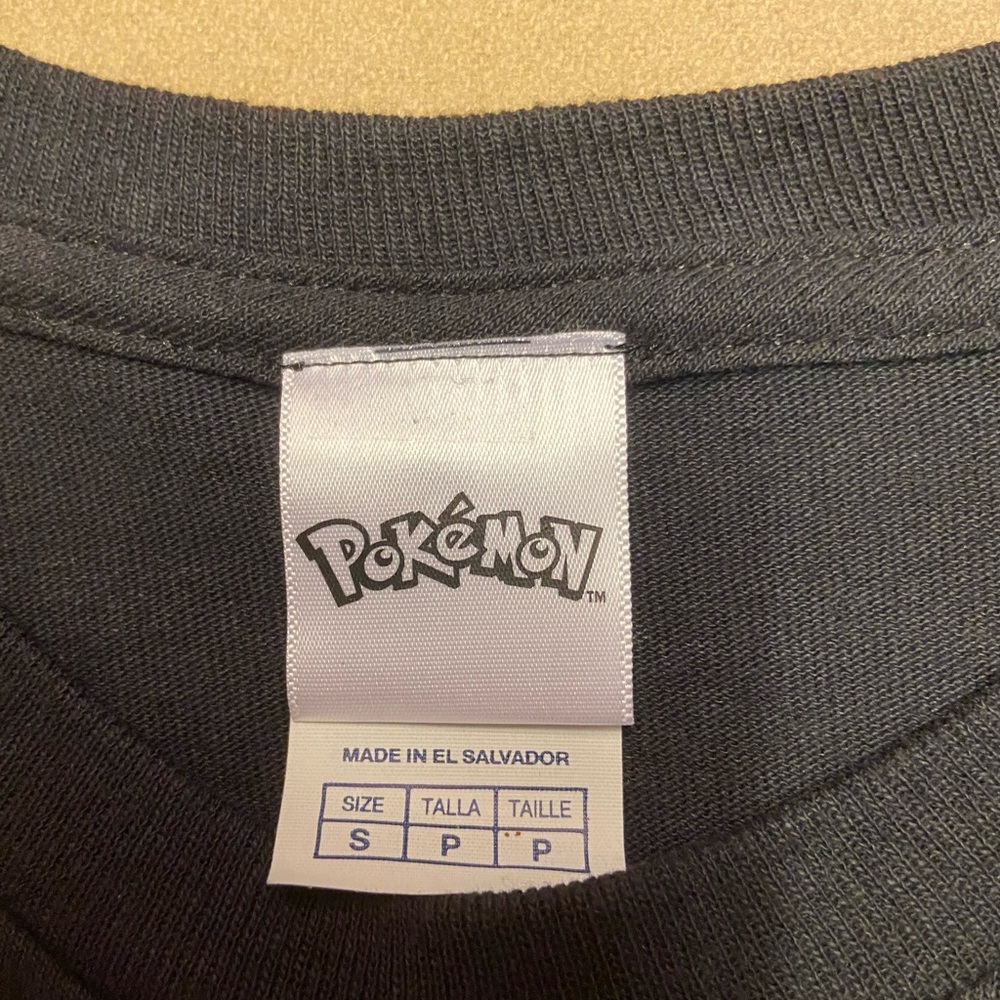 New Pikachu Pokemon tee. Mens Size small. T-shirt. Black - Picture 2 of 5